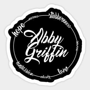 Abby Griffin Lettering Sticker